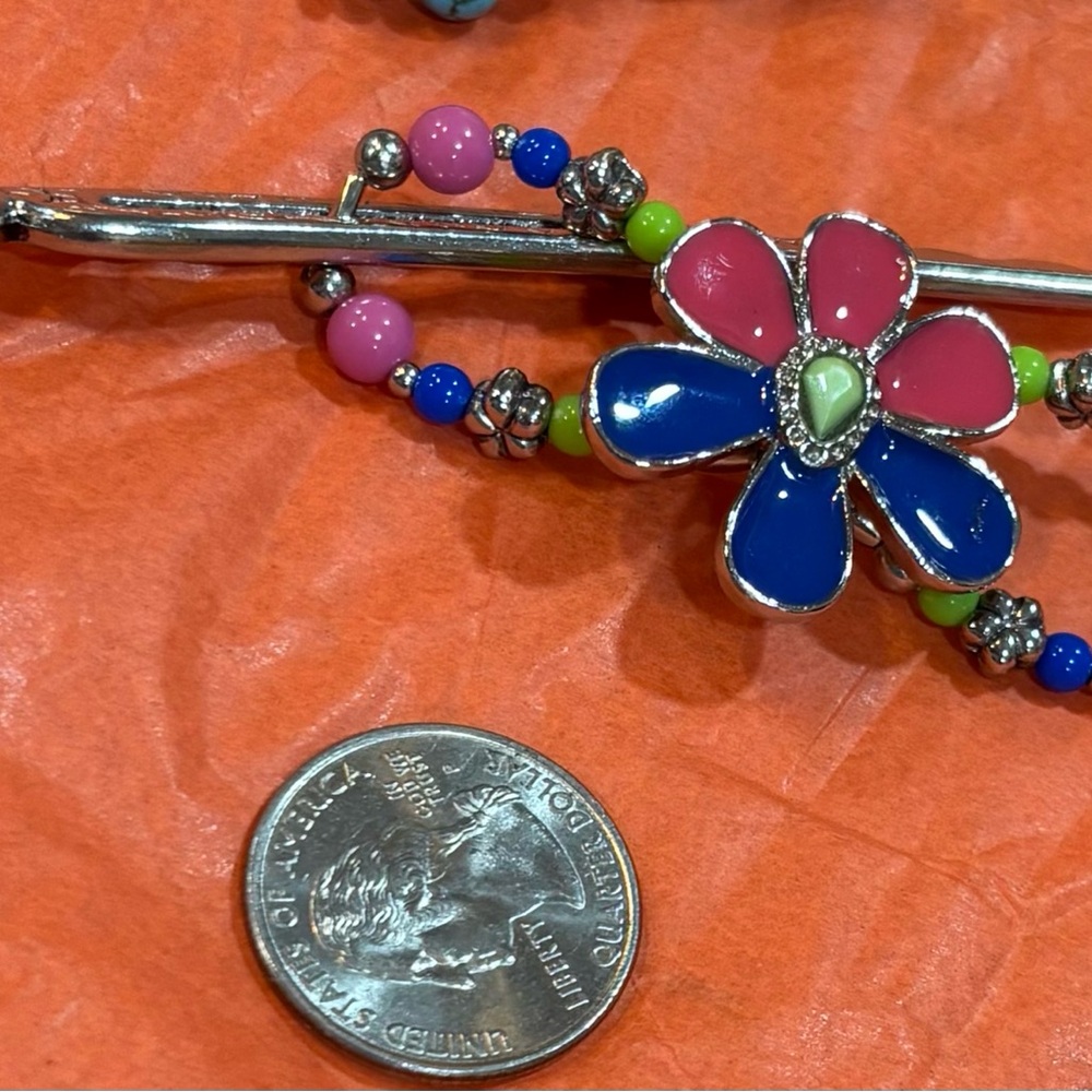 Floral Multicolor Hair Clip